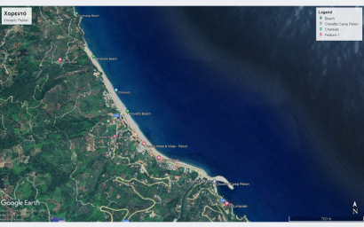 Επανεκτίμηση ζώνης αιγιαλού παραλίας Χορευτού